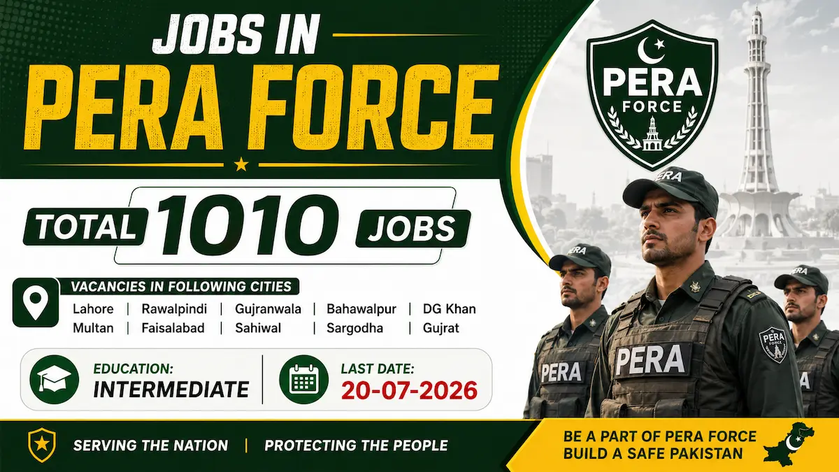 Sergeant Jobs in PERA Force 2026